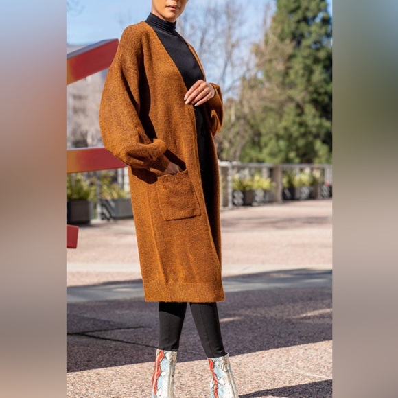 Fuzzy Knit Cardigan - Picture 2 of 2